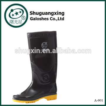 Hombre pvc botas de goma lluvia sobre rodilla goma lluvia Botas A-901